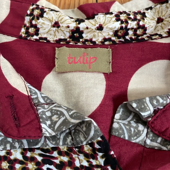 Tulip women’s cotton button down tunic, Size Small (runs more like a medium). - Picture 7 of 9